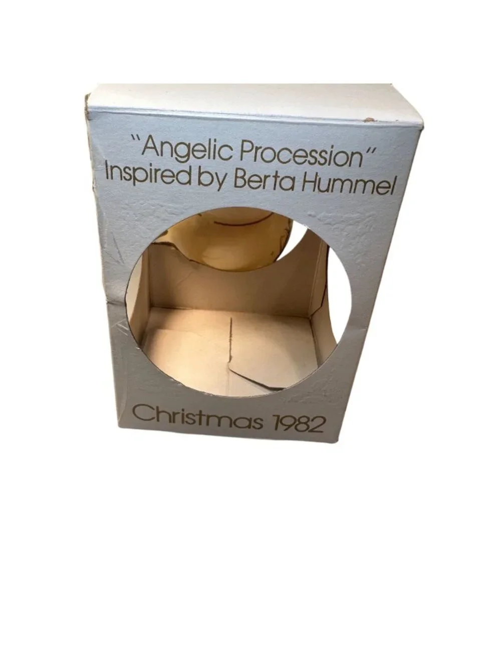 Berta Hummel Angelic Procession 1982 Christmas Glass Ornament 9th Edition